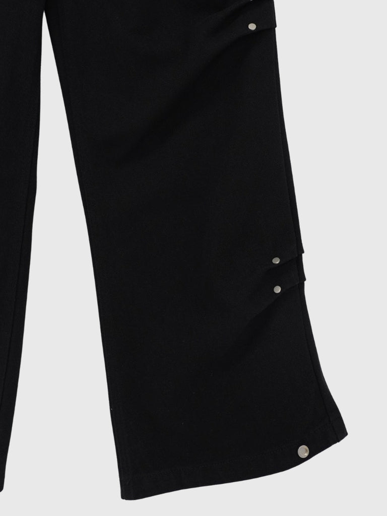 cotton side eyelet pants