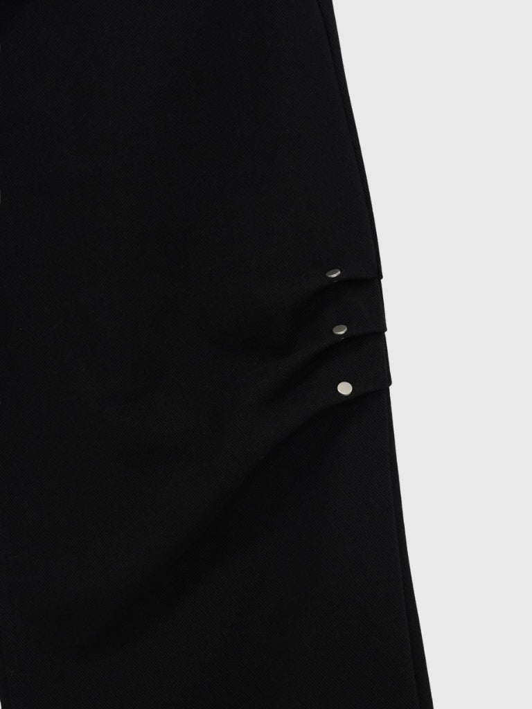 cotton side eyelet pants