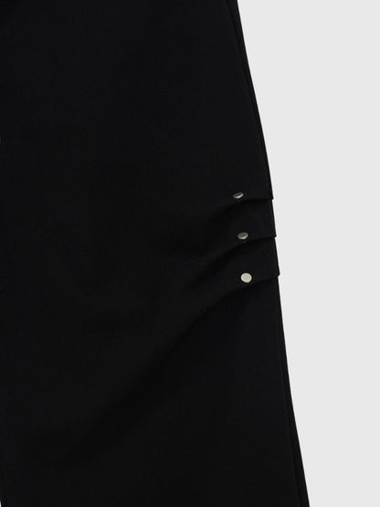 cotton side eyelet pants