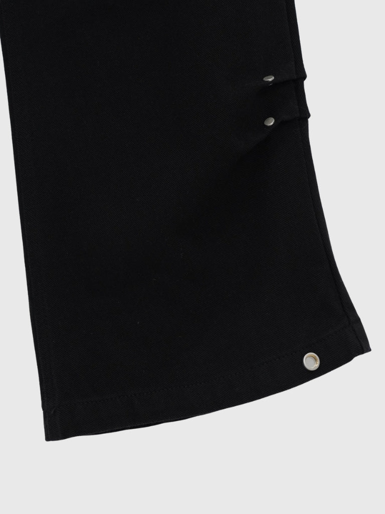cotton side eyelet pants