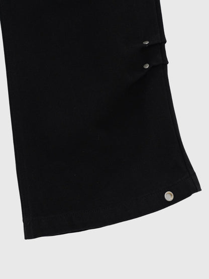 cotton side eyelet pants