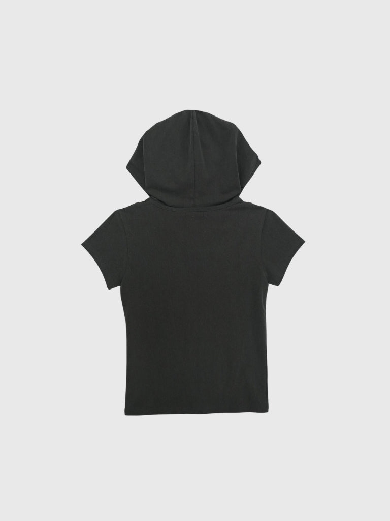 hooded tee tops