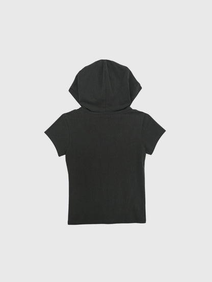 hooded tee tops