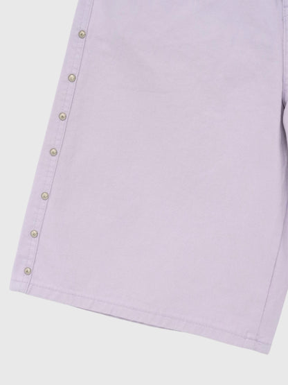side stud bermuda pants