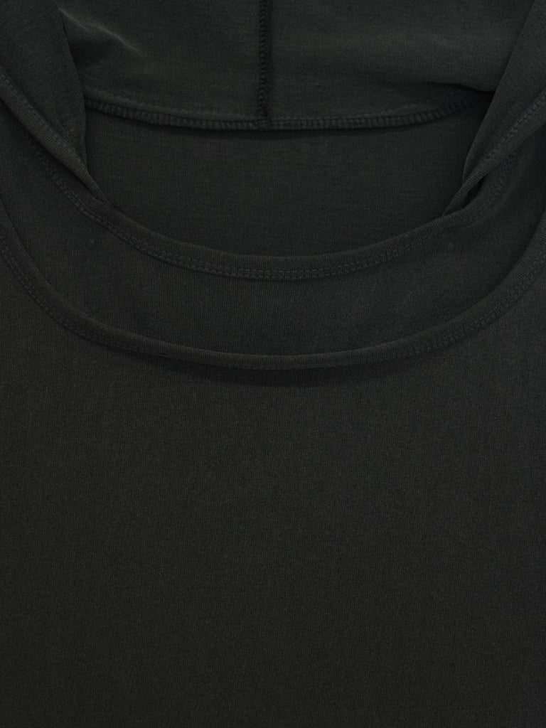 hooded tee tops