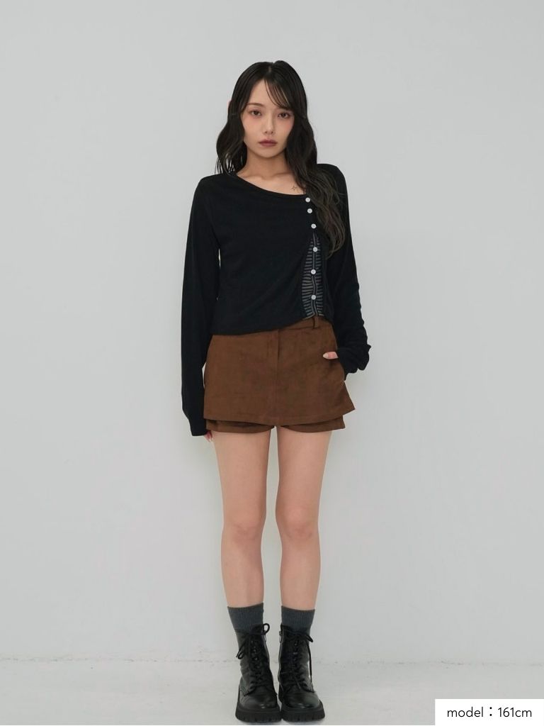 border peek cardigan