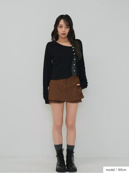 border peek cardigan