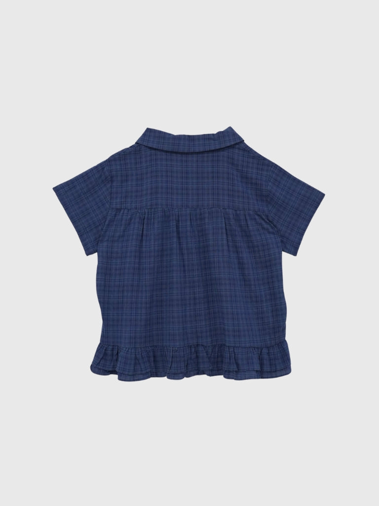 gather frill blouse