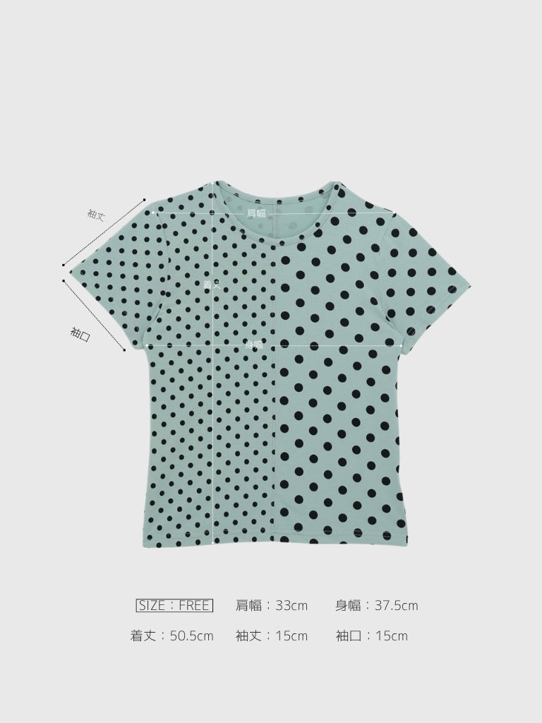 panel half dot tops
