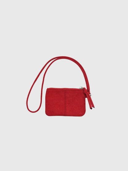 suede mini bag