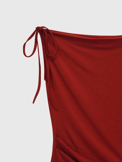 eyelet one shoulder tops