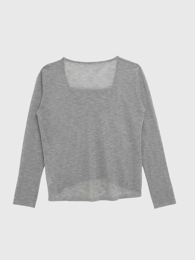 sheer cross knit