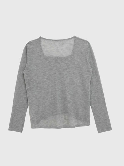 sheer cross knit