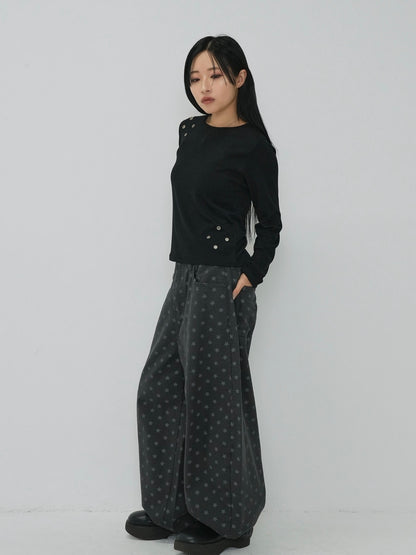 star dot balloon pants