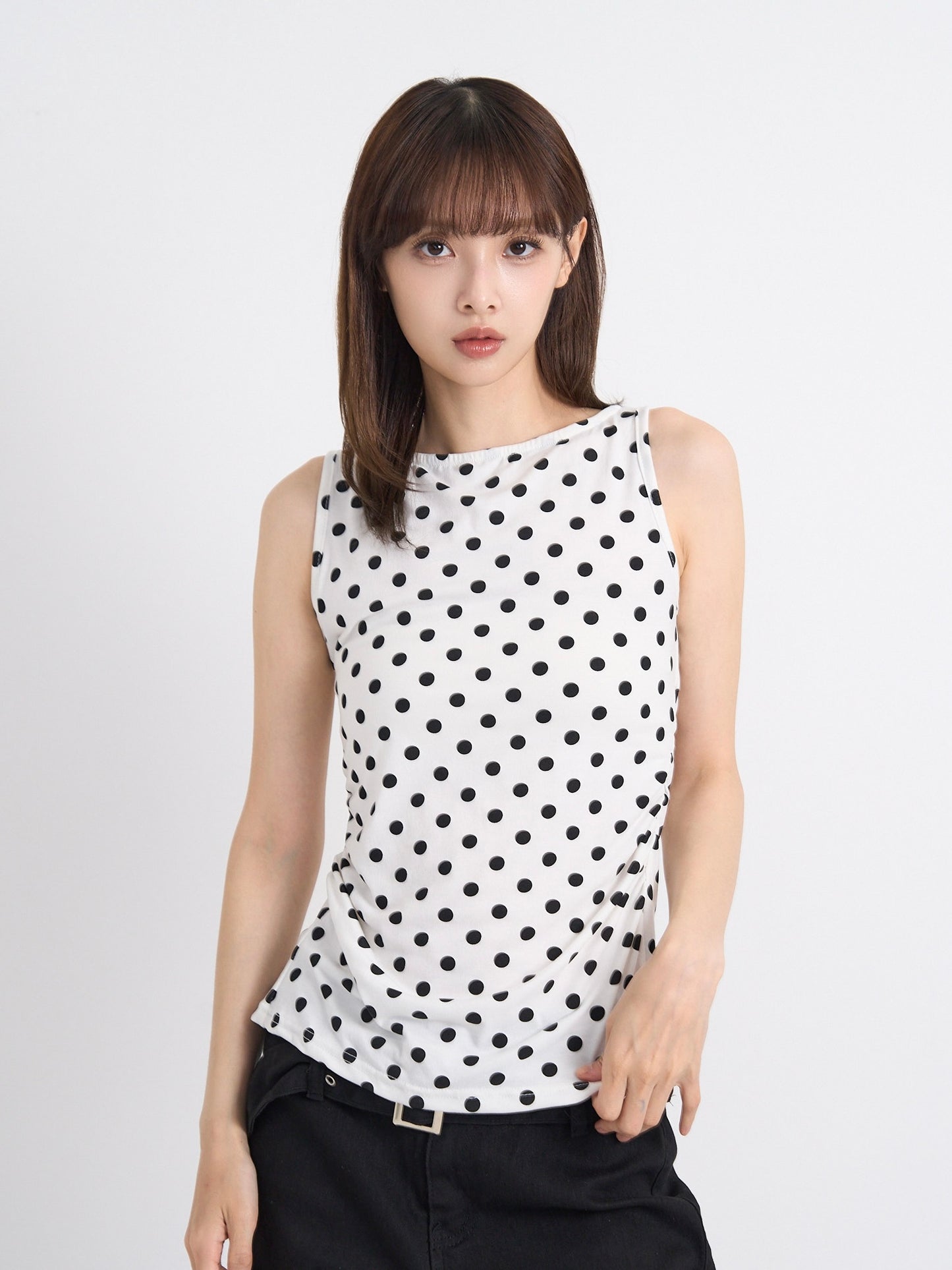 dot back cut out tops