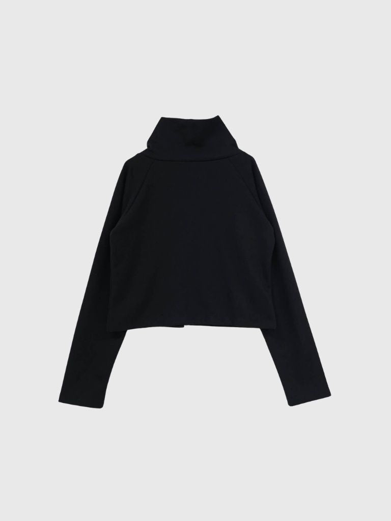 minimal double button cardigan