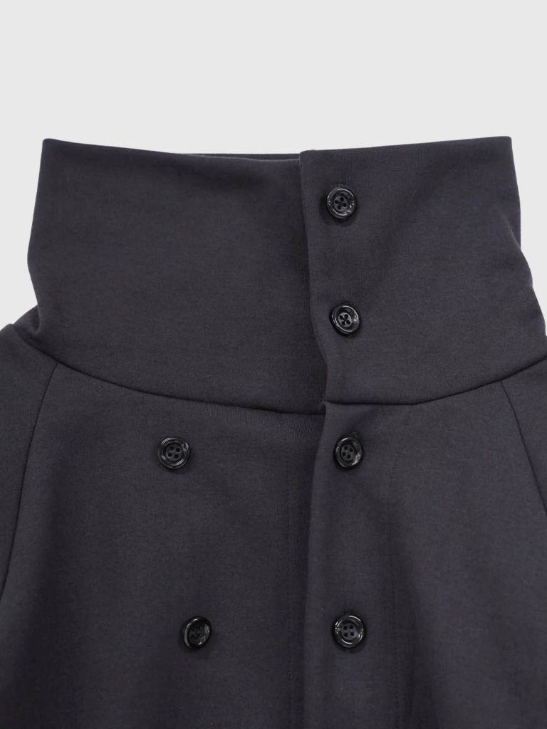 minimal double button cardigan