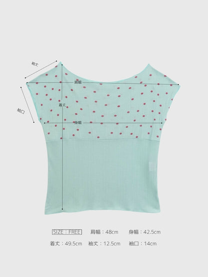 yoke dot rib tops