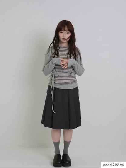 layered border wrap ribbon tops