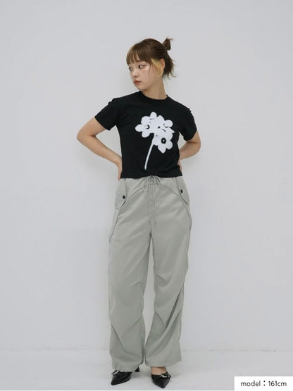 drawstring cargo pants