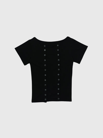 double button tops