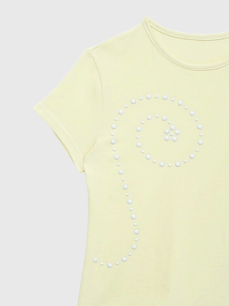 dot swirl tops