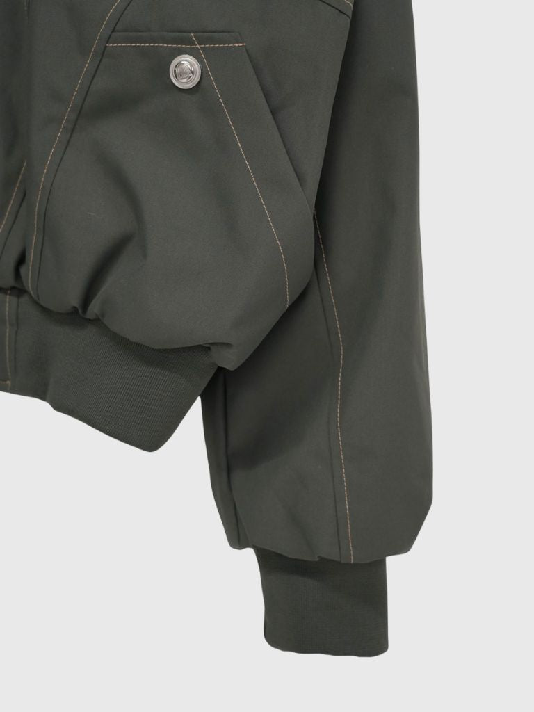 military fur hood jacket