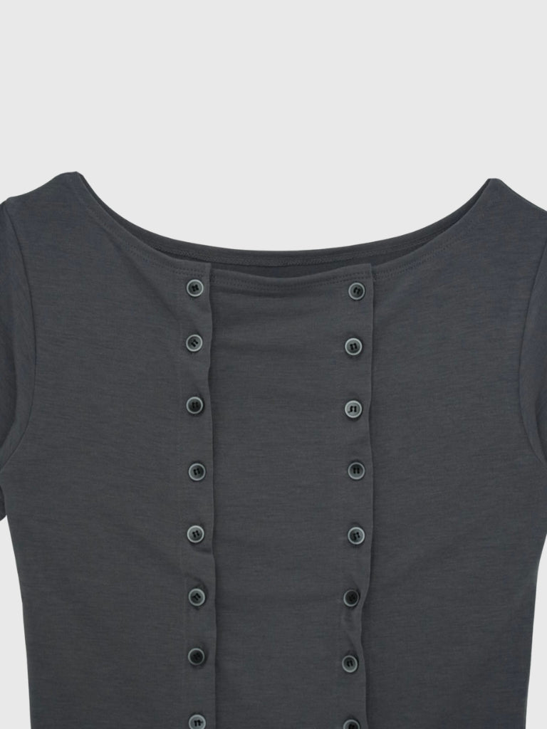 double button tops