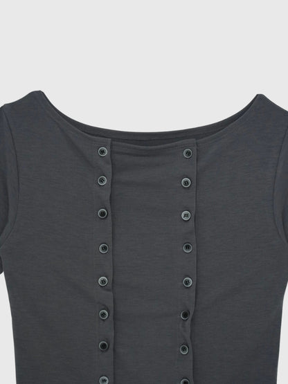 double button tops
