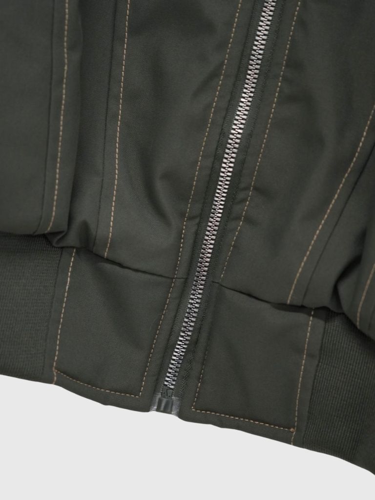 military fur hood jacket