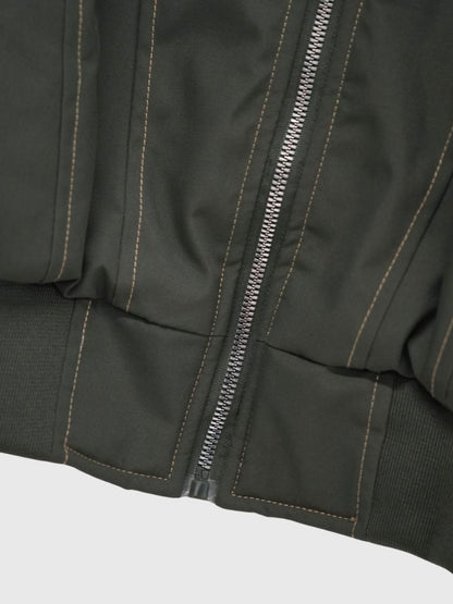 military fur hood jacket