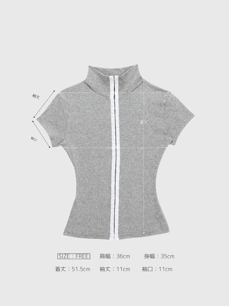 slim hook detail tops