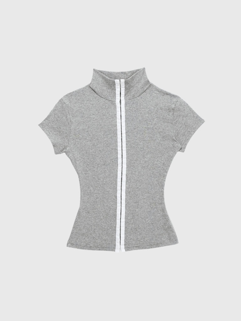 slim hook detail tops