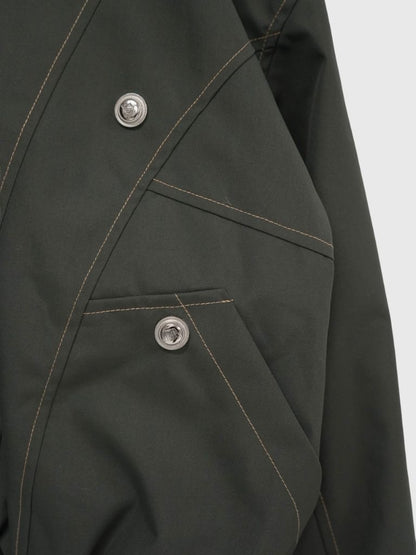 military fur hood jacket