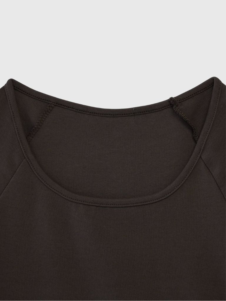 lace panel crop tops