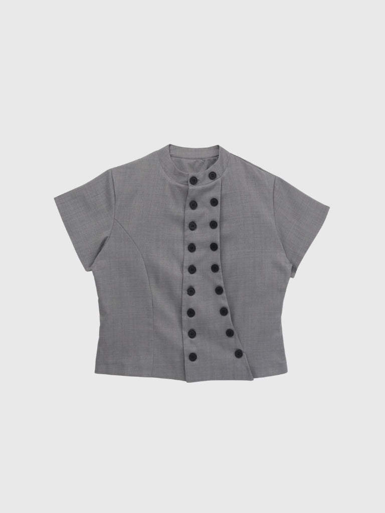 front double button tops