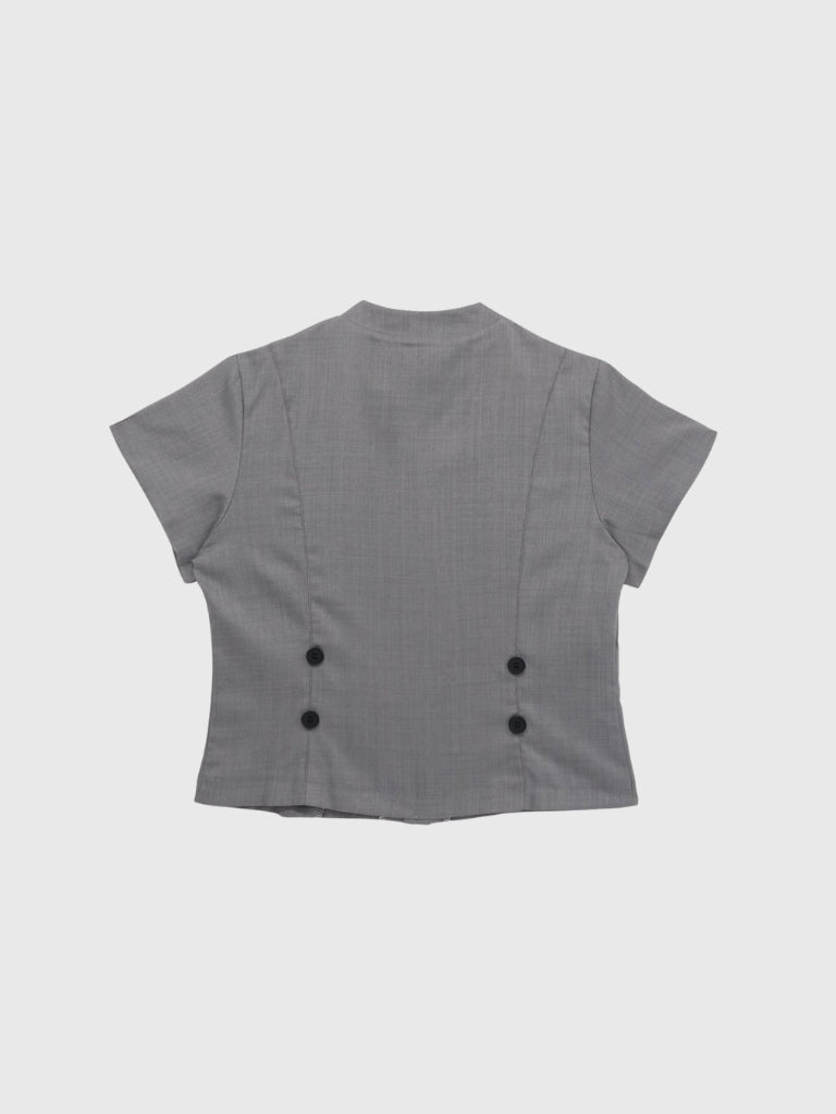 front double button tops