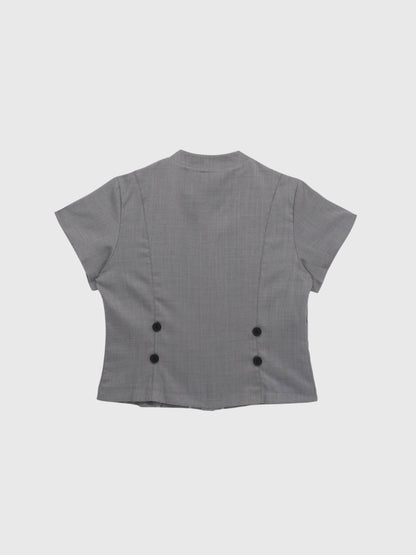 front double button tops