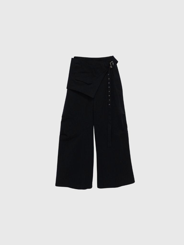 wrap cross pants