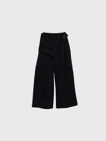 wrap cross pants
