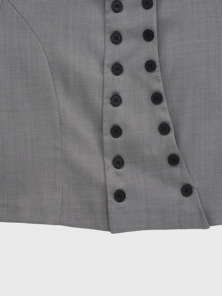 front double button tops