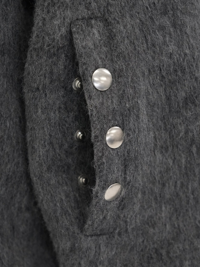 mohair snap blouson