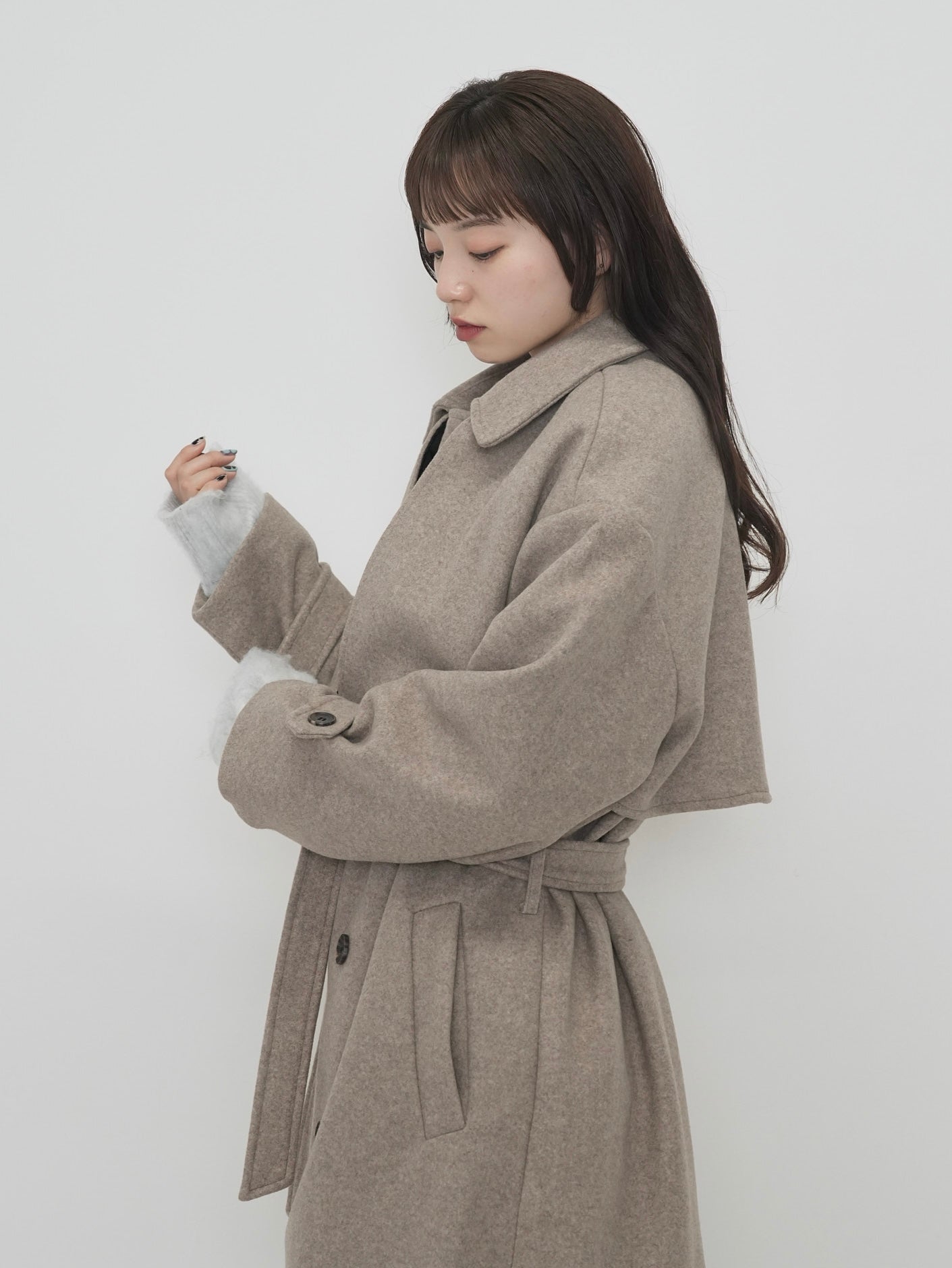 trench wool coat