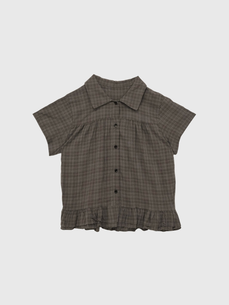 gather frill blouse
