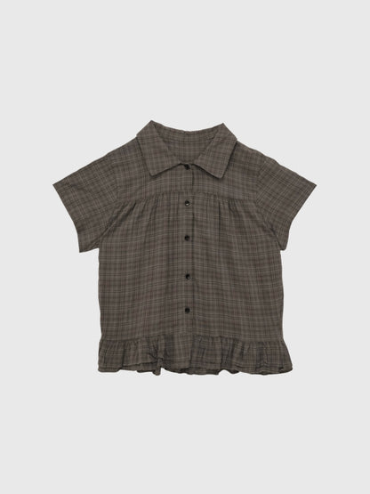 gather frill blouse