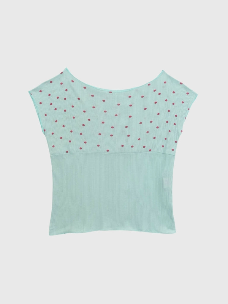 yoke dot rib tops