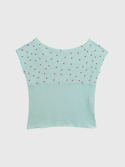 yoke dot rib tops