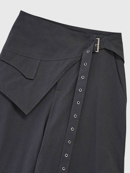 wrap cross pants