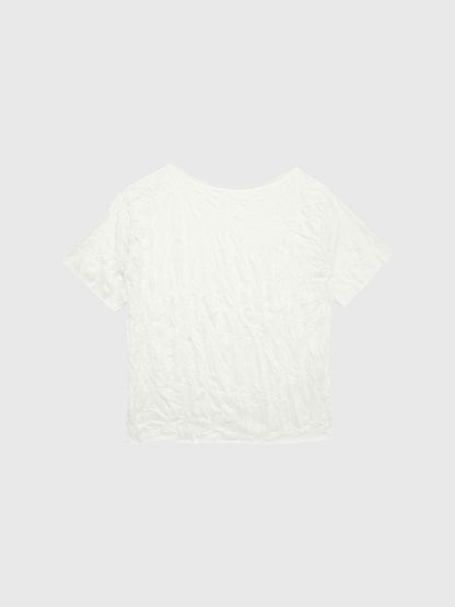 wrinkle adjustable button tops