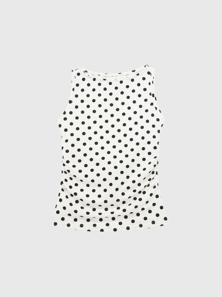 dot back cut out tops